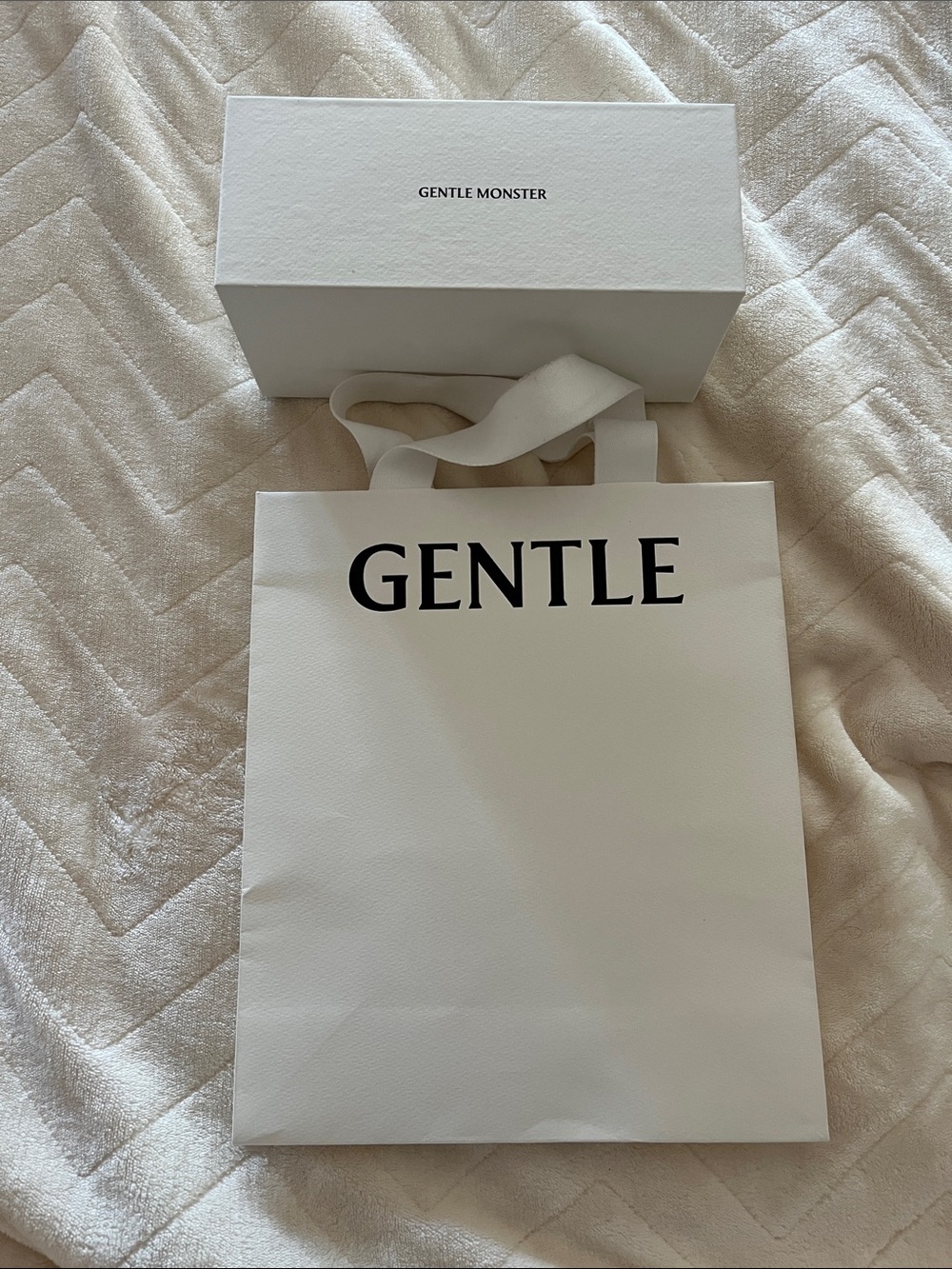 Gentle Monster Box and Shopping Bag